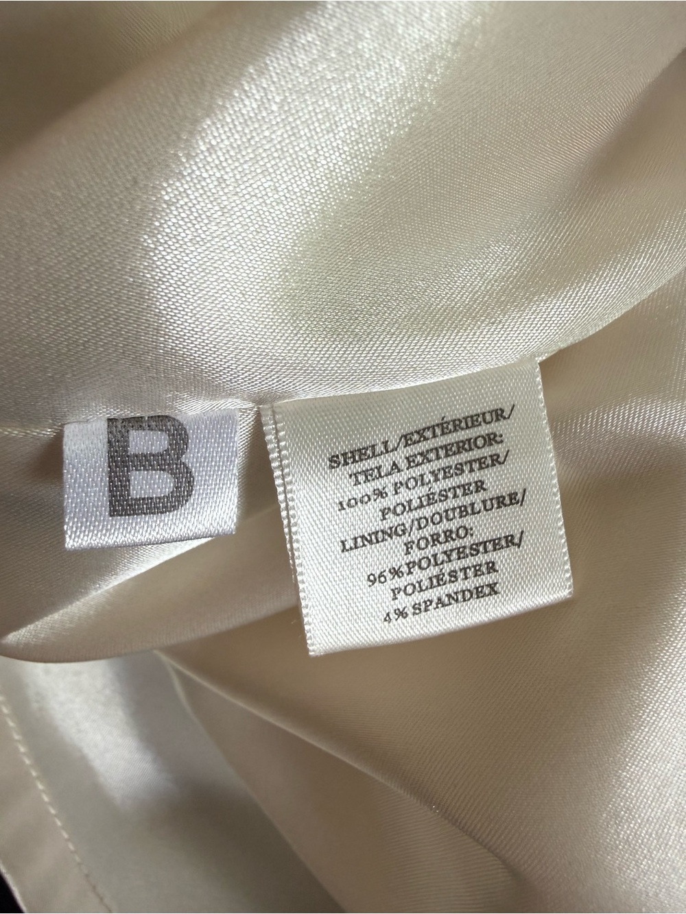 Ann Taylor Cream Black XXS 00P Colorblock Belted Shift Dress Work Office Career - Picture 12 of 13